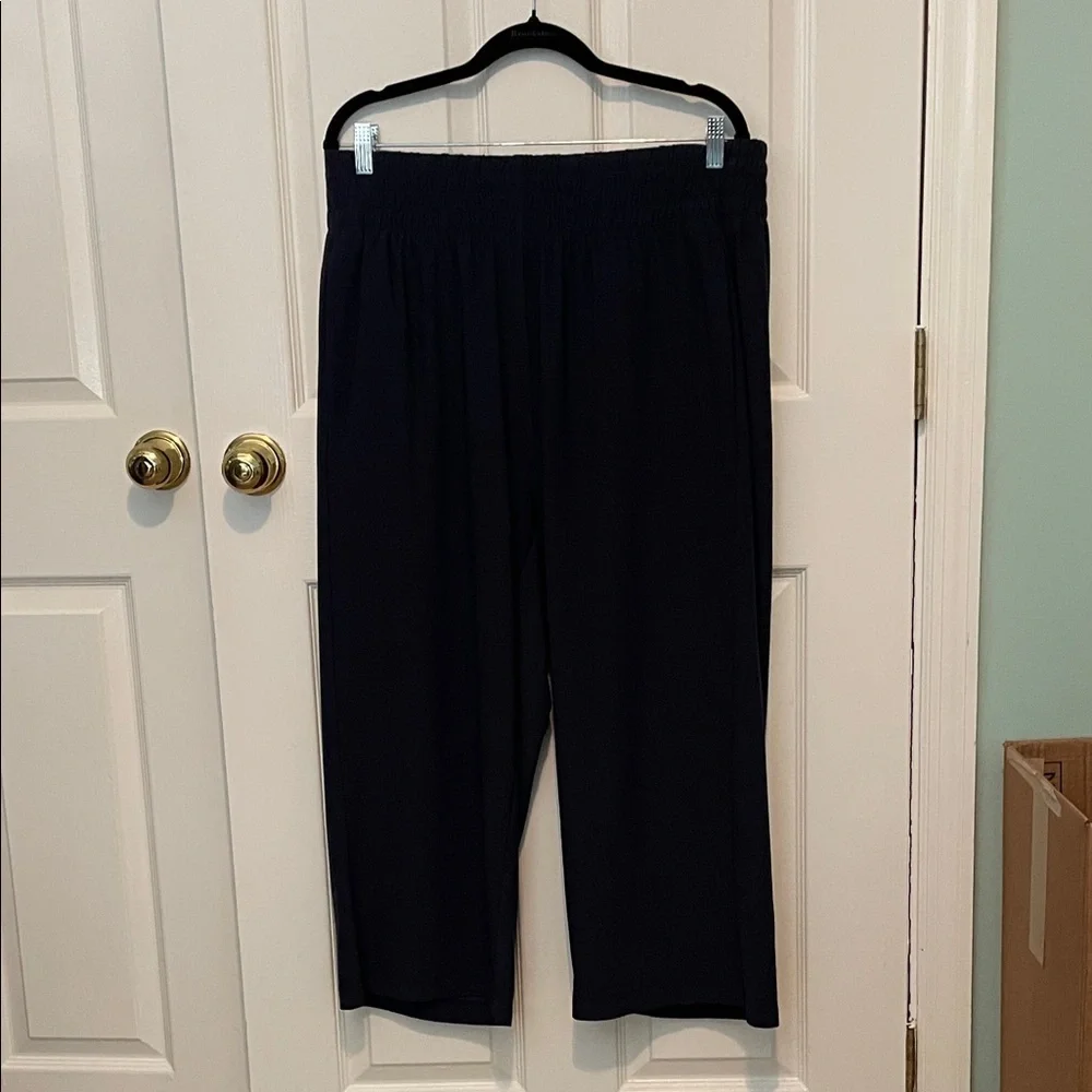 Jones New York Navy Wide Leg Pants